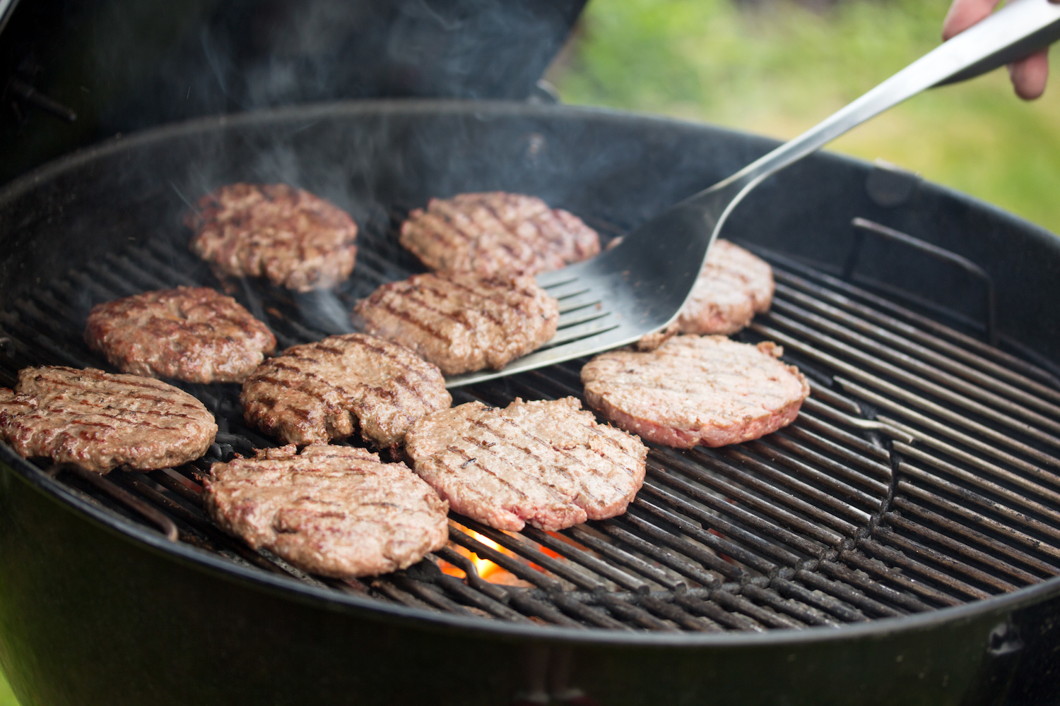 Burger grilled